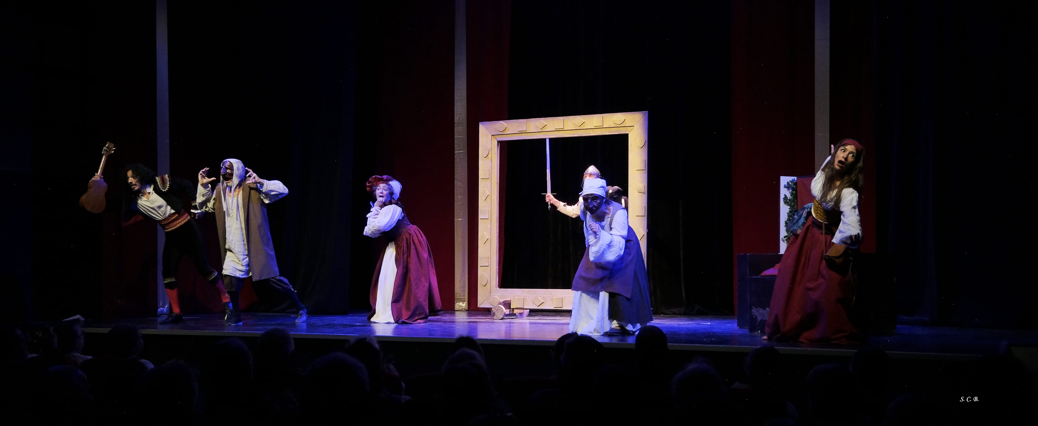 compagnie de theatre - spectacle le tableau prodigieu - renaissance - cervantes